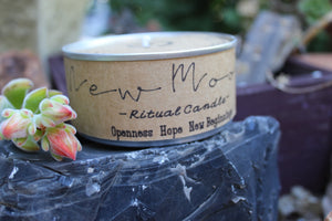New Moon Upcycled Candle